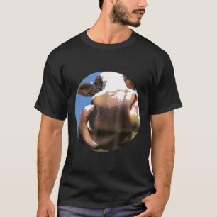 Camiseta Vaca Lambe Algodão Casual Masculino E Feminino 460