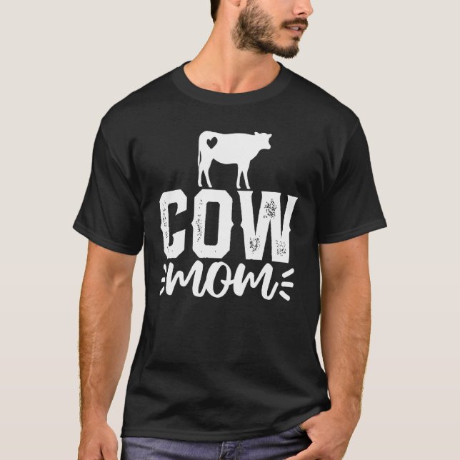 Camiseta Vaca Mãe Dia das Mães (Frente)