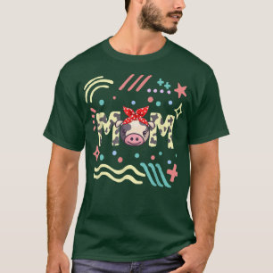 Camiseta Vaca Mãe Dia de as mães Vaca Sobrevoada Esposa Faz