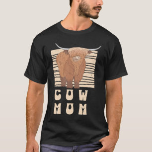 Camiseta Vaca Mãe Farmadora Escocesa Vaca-Vaca