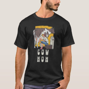 Camiseta Vaca Mãe Farmadora Escocesa Vaca-Vaca