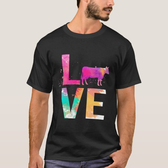 Camiseta Vaca Mãe Vaca Colorida (Frente)