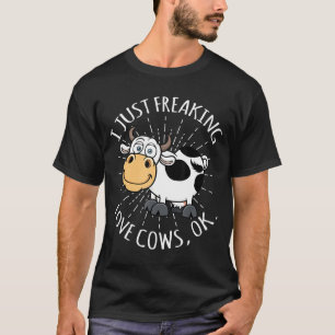 Camiseta Vaca Mais Tarde - Eu Só Estraguei Vacas De Amor O