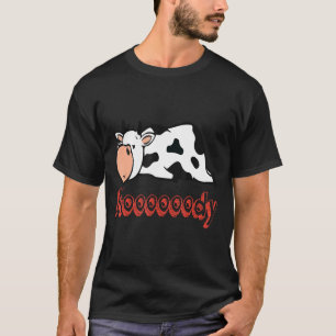 Camiseta Vaca Mal-Humorada Preguiçosa Amp Cansada Fofa Gráf