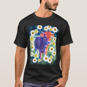 Camiseta Vaca Margarida Estilo Fazenda Fofo