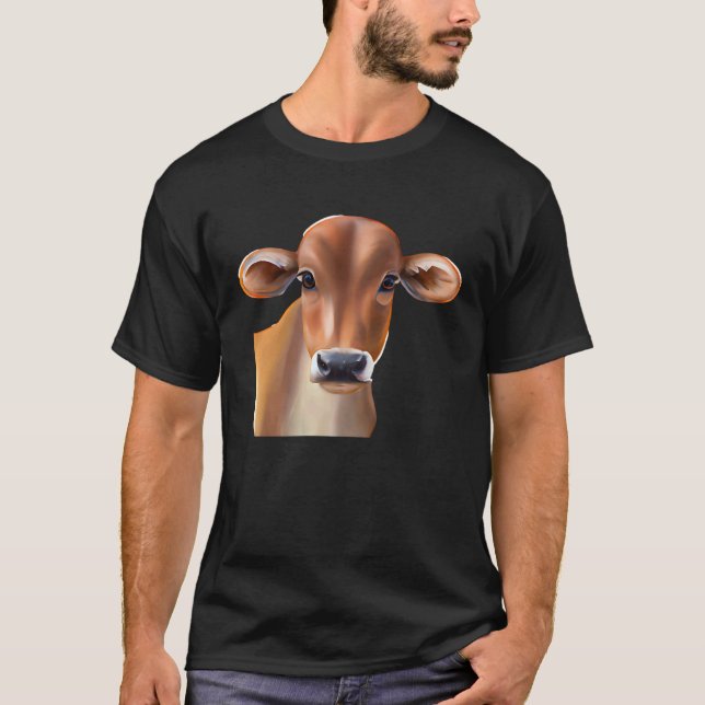 Camiseta Vaca Marrom 1 (Frente)