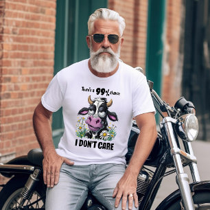 Camiseta Vaca monocromática majestosa com nariz esbranquiça