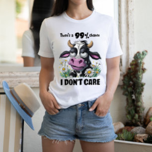 Camiseta Vaca monocromática majestosa com nariz esbranquiça