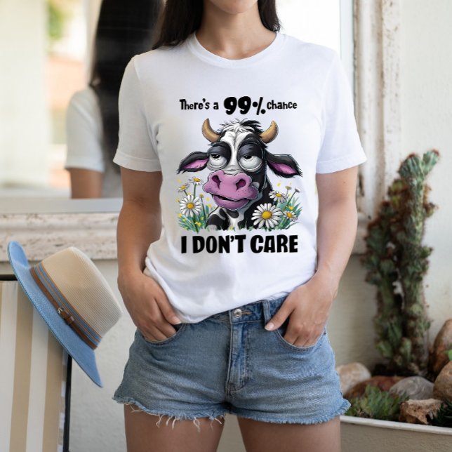 Camiseta Vaca monocromática majestosa com nariz esbranquiça (Criador carregado)