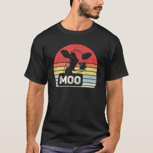 Camiseta Vaca Moo Retro Vintage