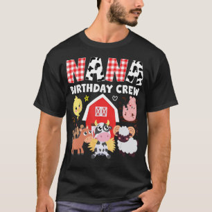 Camiseta Vaca Nana Aniversário Fazenda Da Tripulação