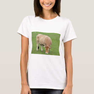 Camiseta Vaca Nantaise num campo