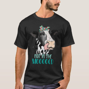 Camiseta Vaca Não Está No Humor Criador De Gado Leiteiro Pr