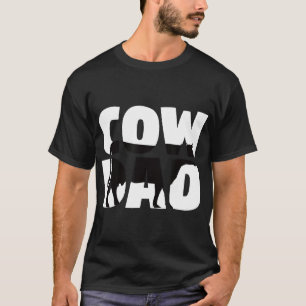 Camiseta Vaca Pai Vaca Para Pai Animal do Zoológico