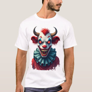 Camiseta Vaca Palhaço do Terror