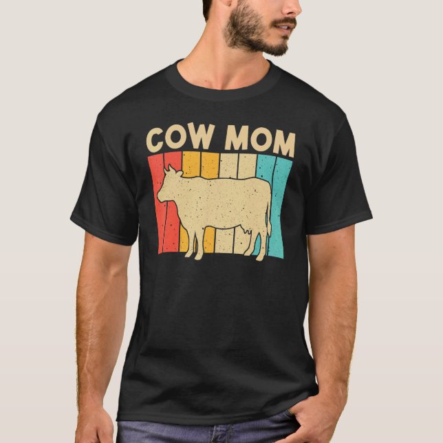 Camiseta Vaca Para A Mãe Feira De Vaca-Mãe (Frente)
