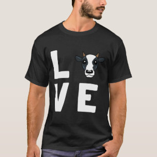 Camiseta Vaca para agricultor e animal eu cultivo rancho