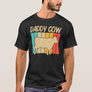 Camiseta Vaca Para Homens Meninos Fazendeiro de Vaca Pecuár