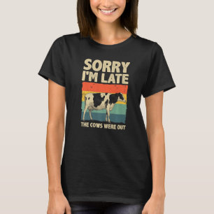 Camiseta Vaca Para Homens Vaca Exploradoras Agrícolas