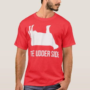 Camiseta Vaca Passa Pecuária Aquecedor Do Lado De Usa