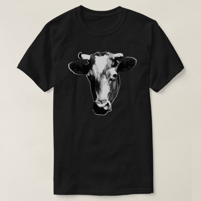 Camiseta Vaca Pop Art (Frente do Design)
