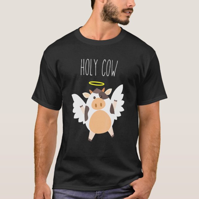 Camiseta Vaca Sagrada Anjo Vaca (Frente)