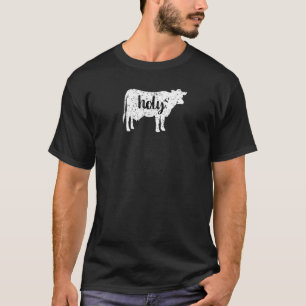 Camiseta Vaca Sagrada Humor Animal Trocadilho de Vaca
