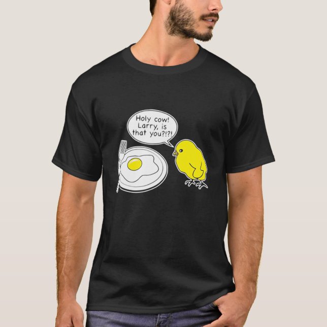 Camiseta Vaca Sagrada Larry É Você Piada   (Frente)