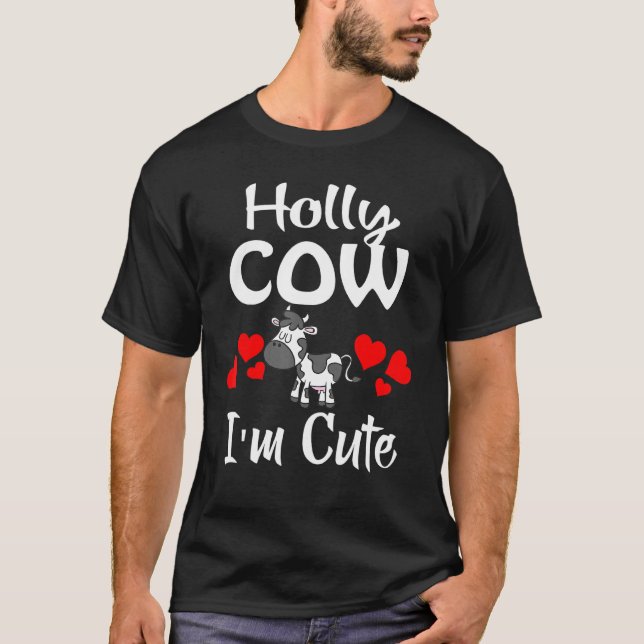 Camiseta Vaca Santa Eu Sou Bonito (Frente)
