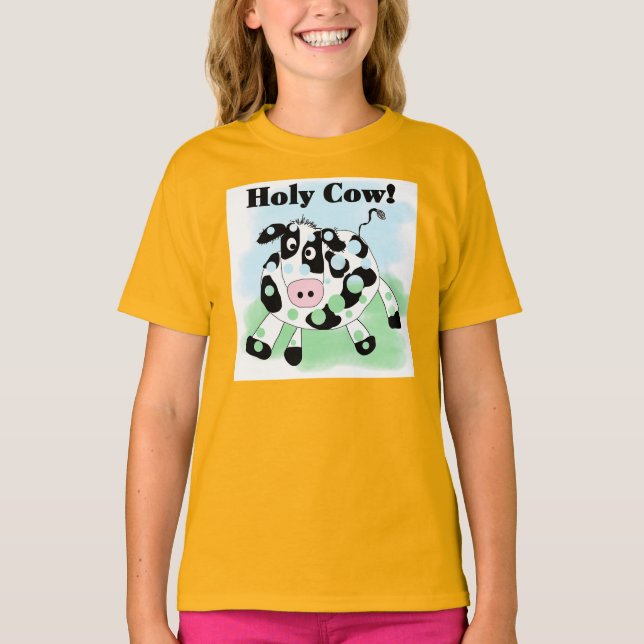 Camiseta Vaca santamente (Frente)