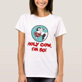 Camiseta Vaca santamente eu sou 50