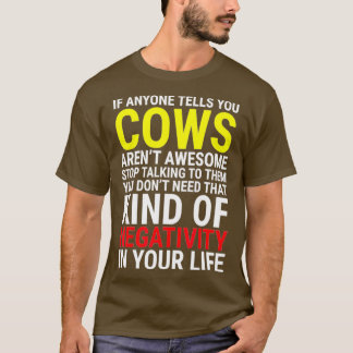 Camiseta Vaca Se Alguém Diz Que Você Vaca