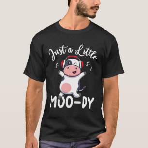 Camiseta Vaca Só Um Pequeno Farmador De Vaca Mu-Dy