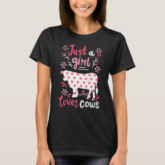Camiseta Vaca Só Uma Garota Vacas
