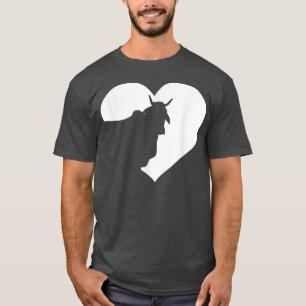 Camiseta Vaca Só Uma Menina Que Ama Vacas Farmer Cardíaco V