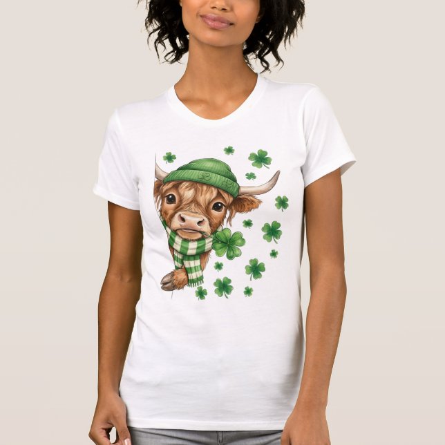 Camiseta Vaca Sortuda das Terras Altas (Frente)