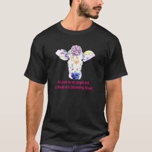 Camiseta Vaca Tão Pura Quanto Um Anjo E Tão Fresca Quanto U