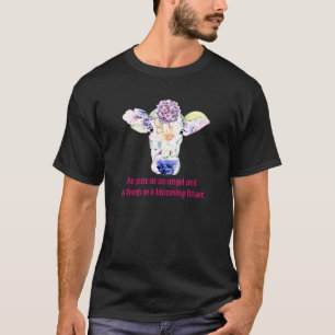 Camiseta Vaca Tão Pura Quanto Um Anjo E Tão Fresca Quanto U