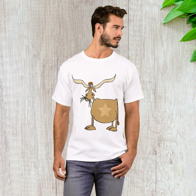 Camiseta Vaca Texas Longhorn com Estrela (Criador carregado)