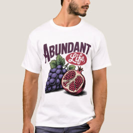 Camiseta Vaca Vida Abundante Pomegranato Tee Retro