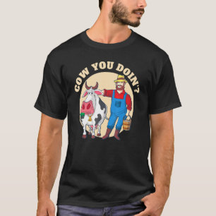 Camiseta Vaca Você Fazendo Fazenda Fazendeiro Agricultura