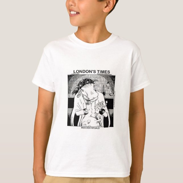 Camiseta Vaca Voo Doo de Nova Orleans (Frente)