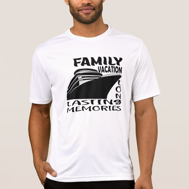 CAMISETA VACAÇÃO FAMILIAR LONGAS MEMÓRIAS DURADOURAS. (Frente)