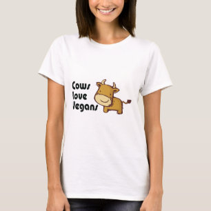 Camiseta vacas amam vegos