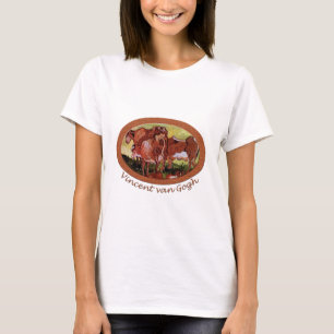 Camiseta Vacas após Jordaens Vincent van Gogh