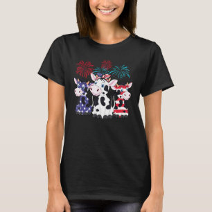 Camiseta Vacas Bandeira Americana 4 De Julhovacas