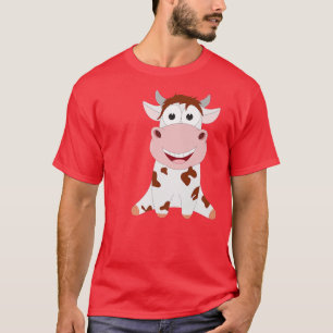 Camiseta Vacas-da-índia e vassoura-do-mato-bovinas, fazende