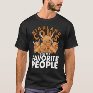 Camiseta Vacas das Terras Altas São Minha Gente Favorita Es