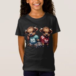 Camiseta Vacas De Futebol E De Highland