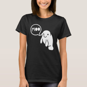 Camiseta Vacas de Manatee da Biologia Marinha Engraçada do
